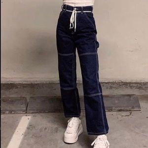 Ariana Dark Wash Painter Pants